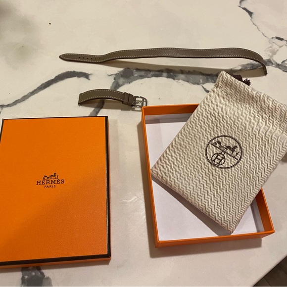 Hermes Double Tour Watch Strap ONLY  - Taupe - Picture 10 of 10